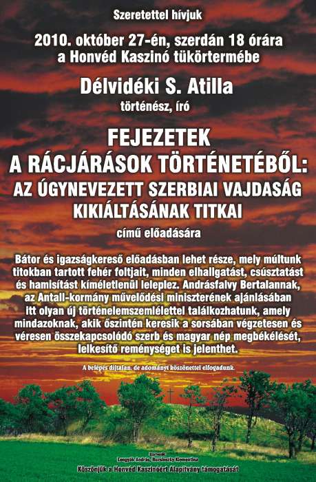 2010.10.27. Délvidéki S. Atilla - Fejezetek a rácjárások történetéből.jpg 2010.10.27. Délvidéki S. Atilla - Fejezetek a rácjárások történetéből.jpg
