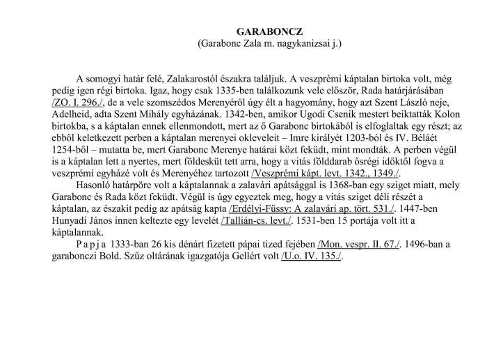Garabonc - Zala megye története a középkorban III. köt. - A községek története.jpg Garabonc - Zala megye története a középkorban III. köt. - A községek története.jpg