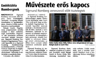 Zalai Hírlap 2023 03 25 01,03old - Emléktábla Rombergnek.jpg Zalai Hírlap 2023 03 25 01,03old - Emléktábla Rombergnek.jpg