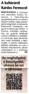Zalai Hírlap 2024 01 23 019sz 01old - A kultúráról Kardos Ferenccel.jpg Zalai Hírlap 2024 01 23 019sz 01old - A kultúráról Kardos Ferenccel.jpg